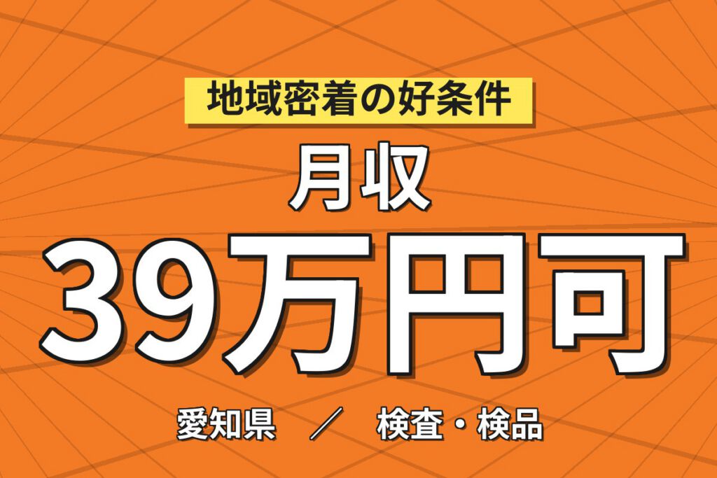 製造社員×賞与年2回×大手電子部品！車載用電子部品（電動コンプ、ACインの組立・検査／月収39万円可・安城市