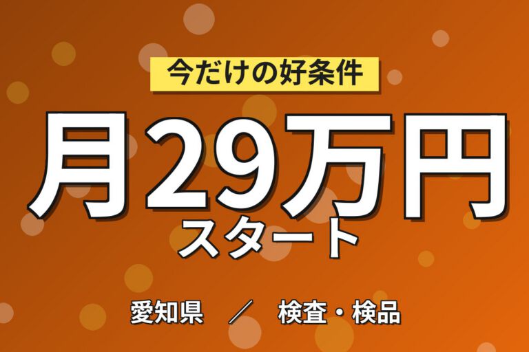自動車ベアリングの目視検査×箱詰×大手機械！手のひらサイズ／2交替土日・月収29万・犬山