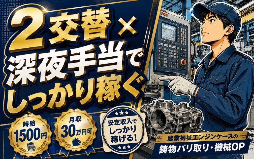 半導体インゴットのピアノ線切断×時給プレミア！機械OP・六角レンチ作業／時給1400円・2交替・月収31万円可